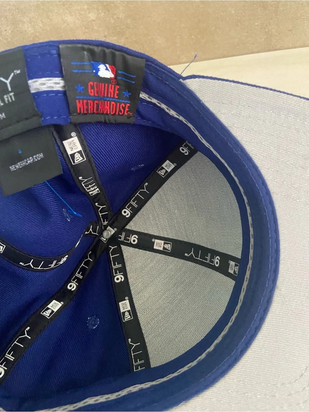 Royal blue New Era Los Angeles Dodgers cap adjustable Great Condition